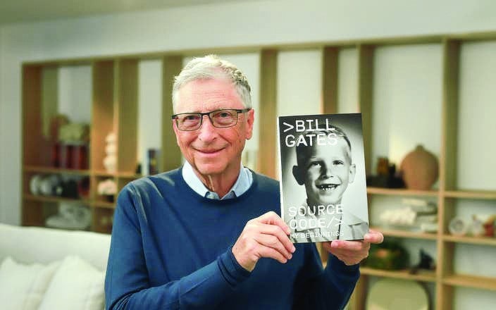 Gates shares in his book that he grew up feeling like a misfit. Photo: File