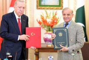 Erdogan arrived in Islamabad late on Wednesday on a two-day visit to Pakistan